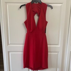 Sexy red dress